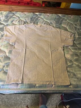 Gildan Men's Crewneck T-Shirt in Heather Gray